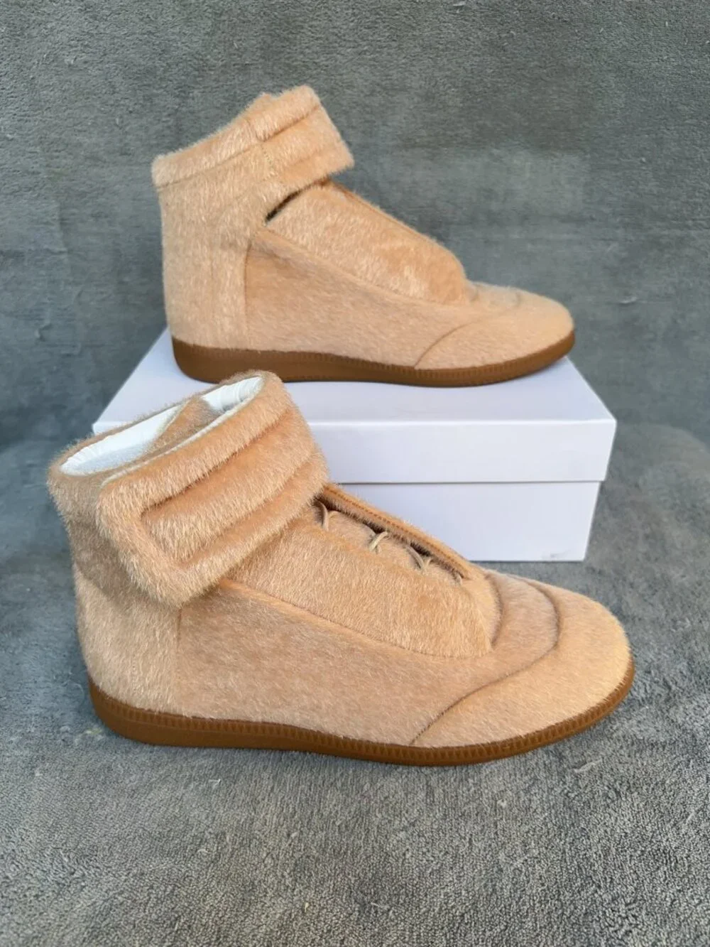 Maison Margiela Future High-Top Casual Boots (Pony Hair)